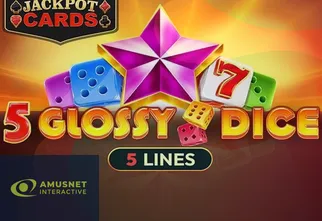 5 Glossy Dice